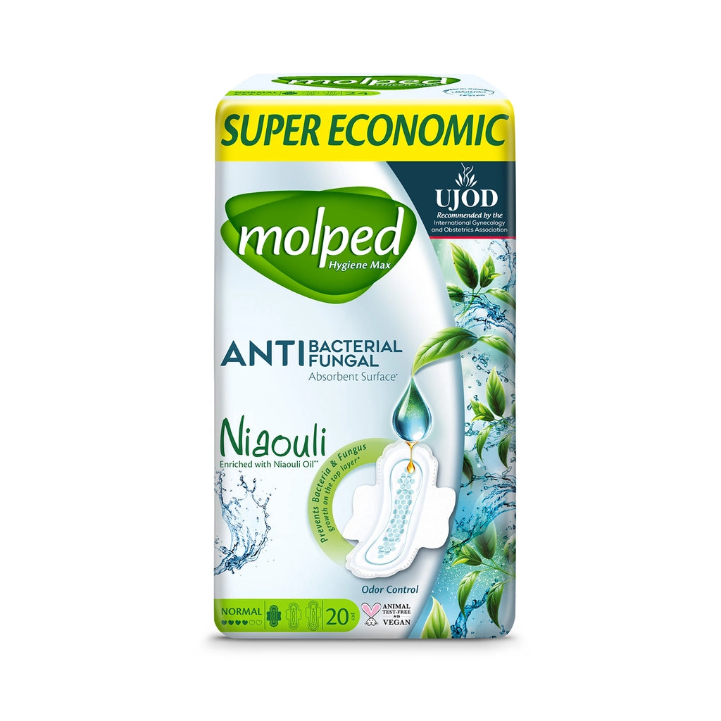 Molped Hygiene Max Super Eco Normal Hygienic Pads 20-pack