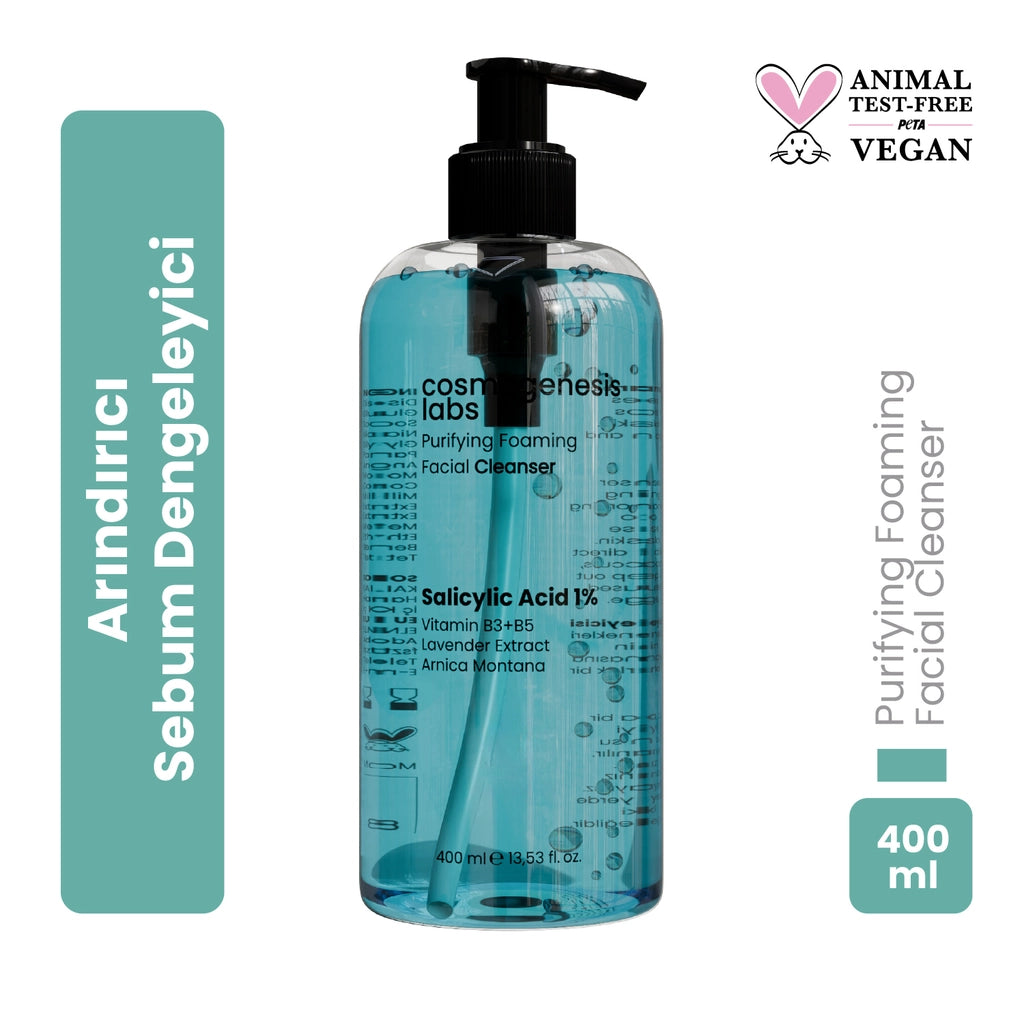 Cosmogenesis Labs Purifying Sebum Balancing Facial Cleansing Gel for Combination and Oily Skin 400 ml