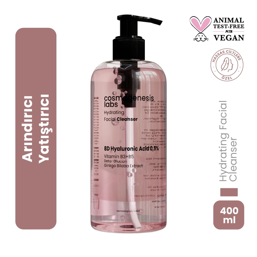 Cosmogenesis Labs Facial Cleansing Gel for Dry and Sensitive Skin 400 ml