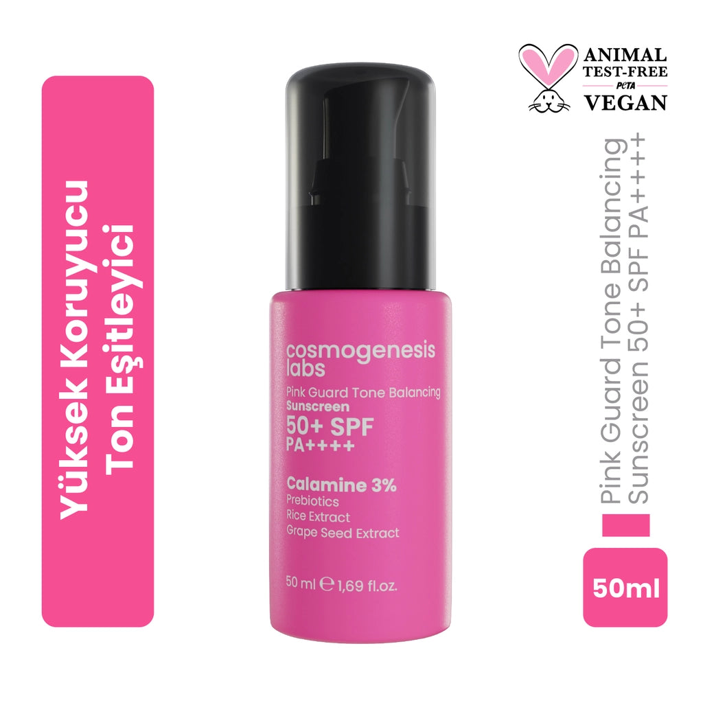 Cosmogenesis Labs Tone Evening 50SPF Pink Face Sun Cream 50 ml