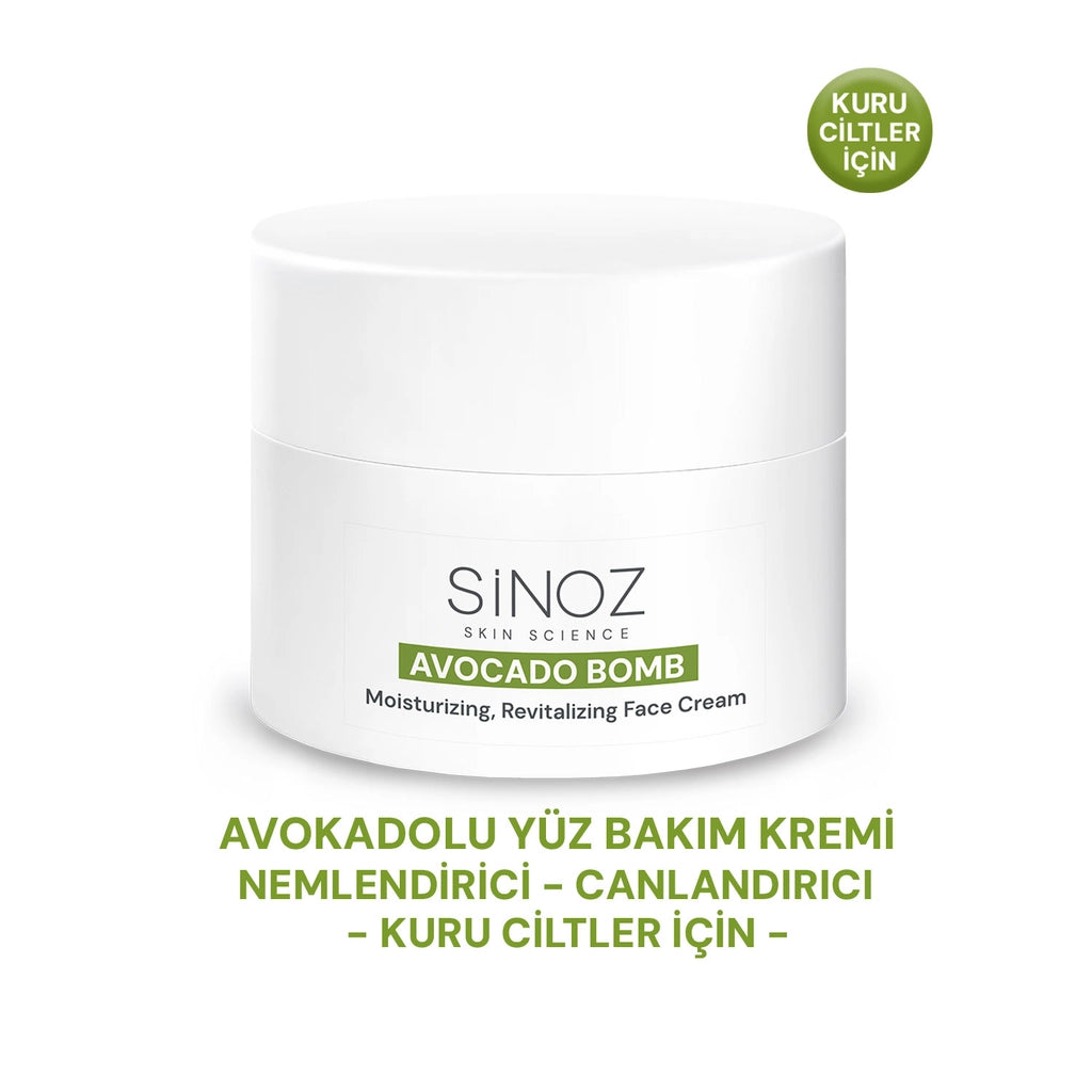 Sinoz Avocado Bomb Moisturizing and Revitalizing Face Cream 50 ml