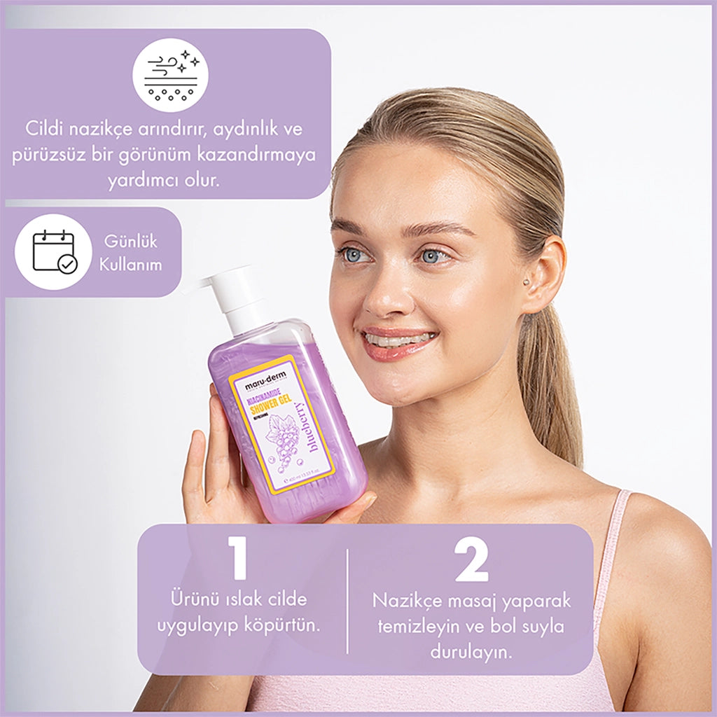 Maruderm Firming and Color Evening Shower Gel Niacinamide 400 ml