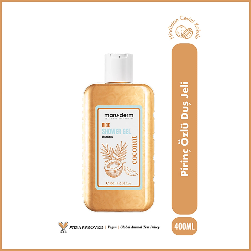 Maruderm Brightening and Softening Shower Gel with Rice Extract 400 ml