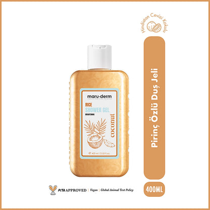Maruderm Brightening and Softening Shower Gel with Rice Extract 400 ml