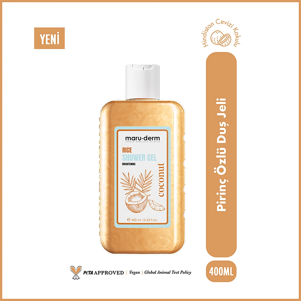 Maruderm Brightening and Softening Shower Gel with Rice Extract 400 ml