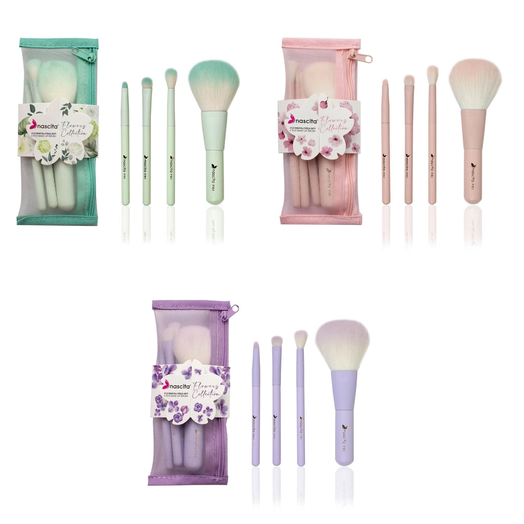 Nascita Flowers Collection Brush Set of 4 (Assorted)