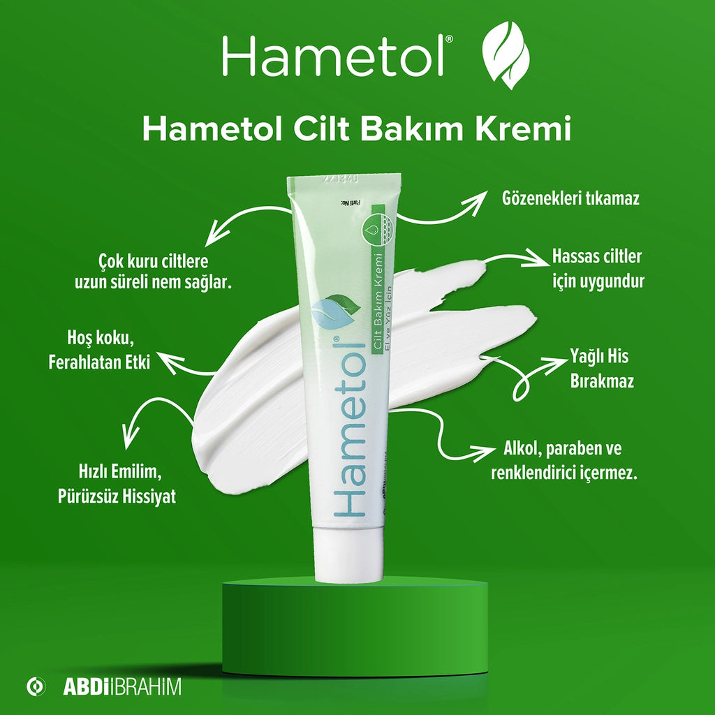 Hametol Skin Care Cream for Hand and Face 30 gr