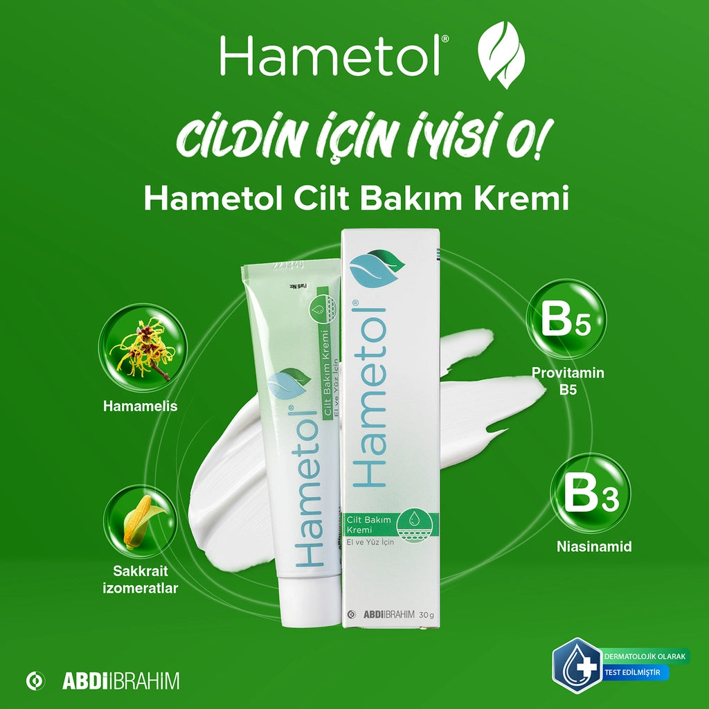 Hametol Skin Care Cream for Hand and Face 30 gr