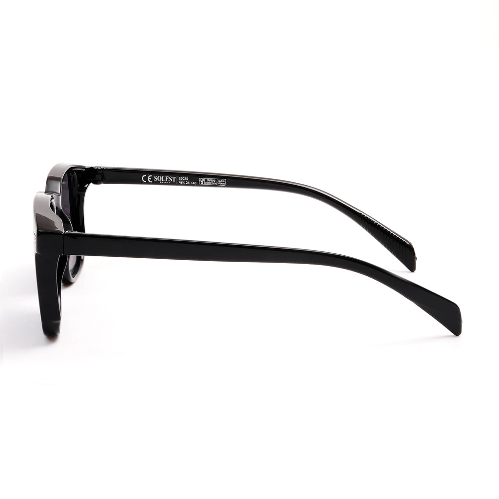 Solest London Black Unisex Sunglasses 26025