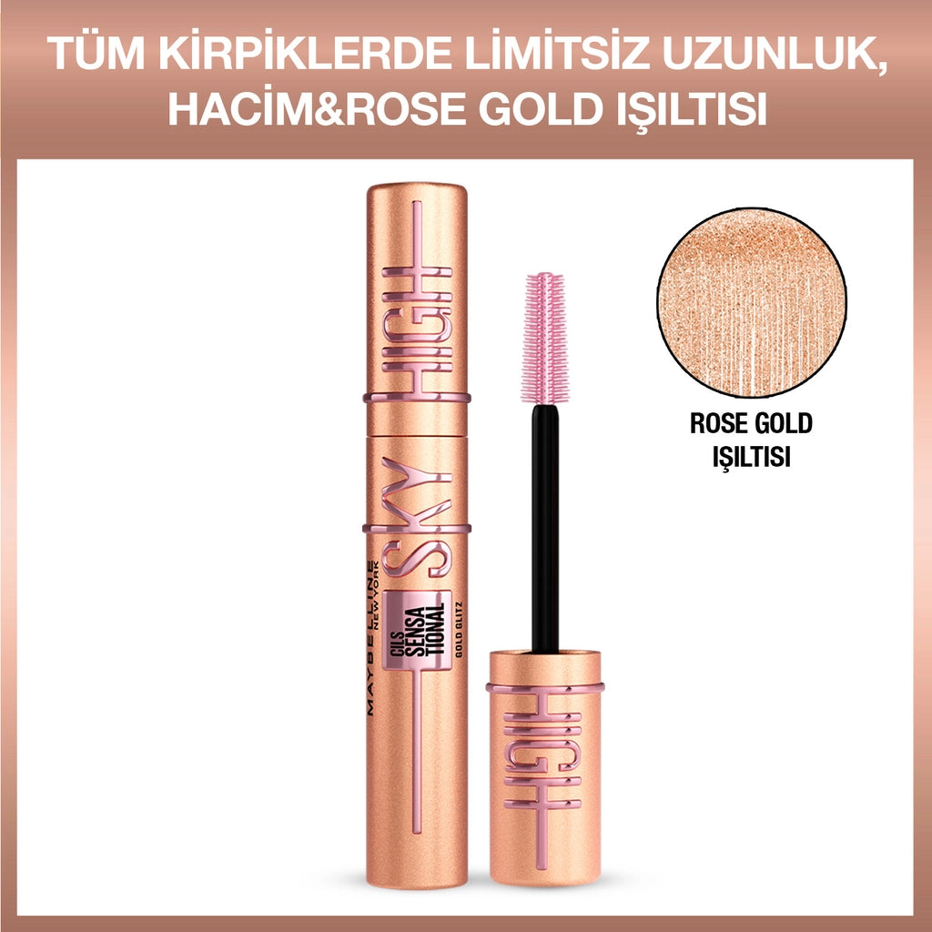 Maybelline New York Sky High Rose Gold Glitz Mascara