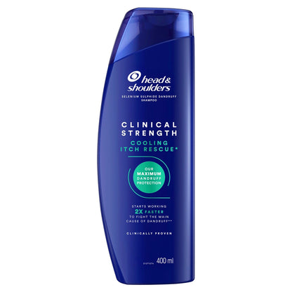 Head &amp; Shoulders Clinical Strength Cooling Itch Rescue Anti-Itching Shampoo 400 ml