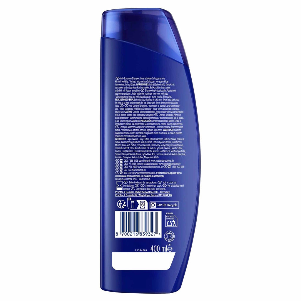 Head &amp; Shoulders Clinical Strength Cooling Itch Rescue Anti-Itching Shampoo 400 ml