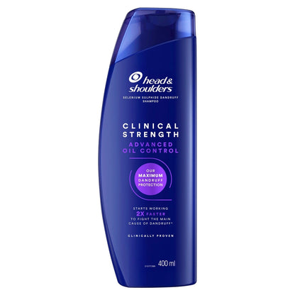 Head &amp; Shoulders Clinical Strength Advanced Oil Control Oil Balancing Shampoo 400 ml