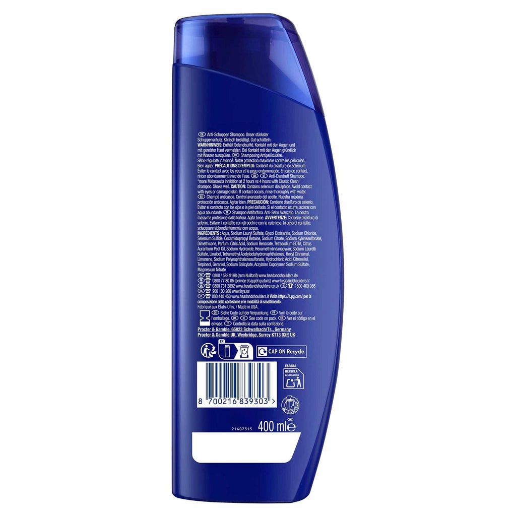 Head &amp; Shoulders Clinical Strength Advanced Oil Control Oil Balancing Shampoo 400 ml