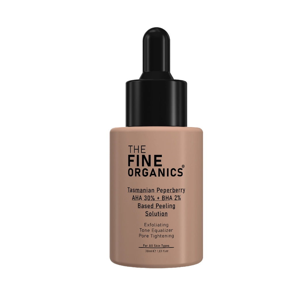 The Fine Organics Tasmanian Pepper Extract AHA 30% + BHA 2% Skin Tone Equalizing and Purifying Red Peeling Serum 30 ml