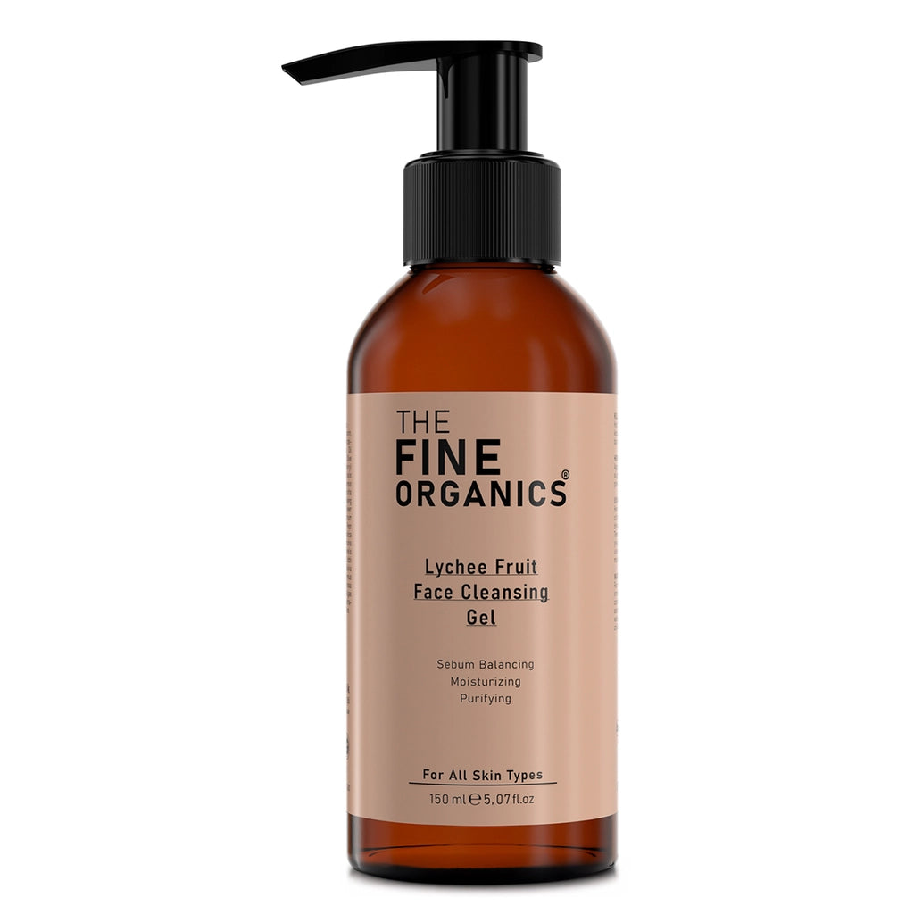 The Fine Organics Purifying and Sebum Balancing Facial Cleansing Gel with Lychee Extract 150 ml