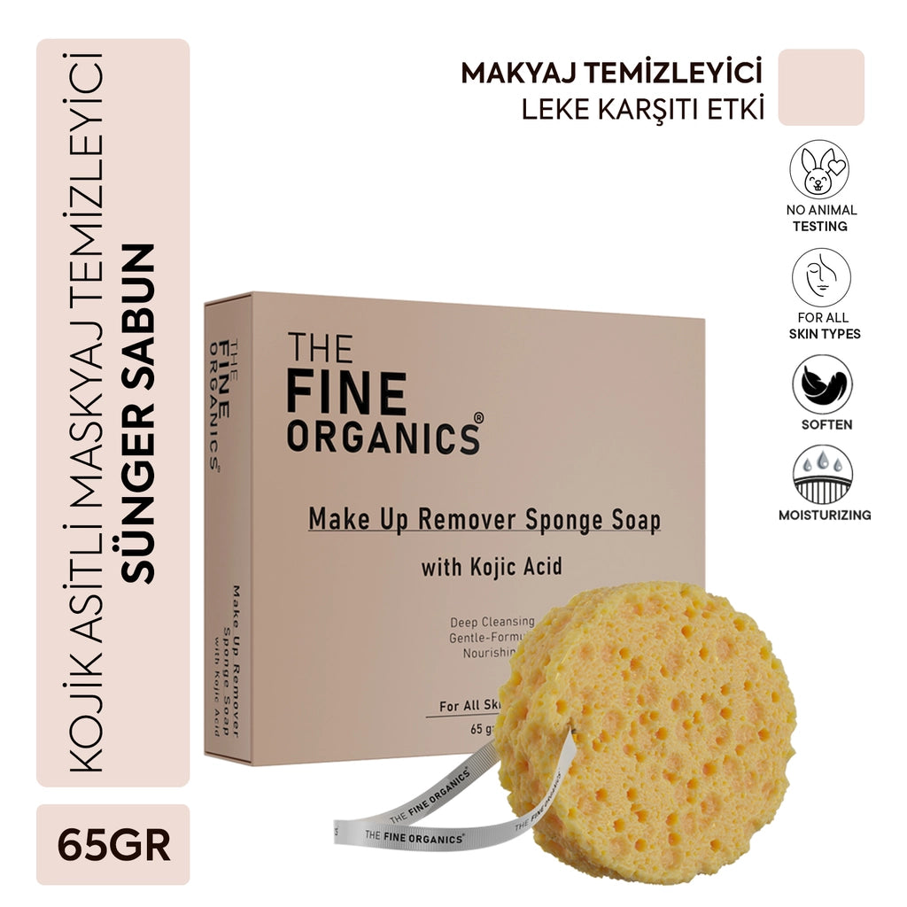 The Fine Organics Anti-Blemish and Darkening Makeup Removal Soap with Kojic Acid 65 gr