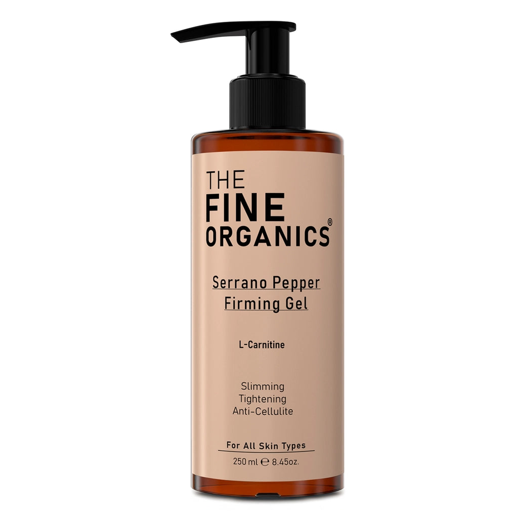 The Fine Organics Serrano Pepper Extract Firming, Regional Slimming, Anti-Cellulite and Anti-Stretch Cryo Lipolysis Gel 250 ml