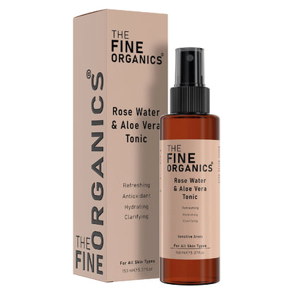 The Fine Organics Pore Firming and Purifying Tonic with Rose Water &amp; Aloe Vera Extract 150 ml