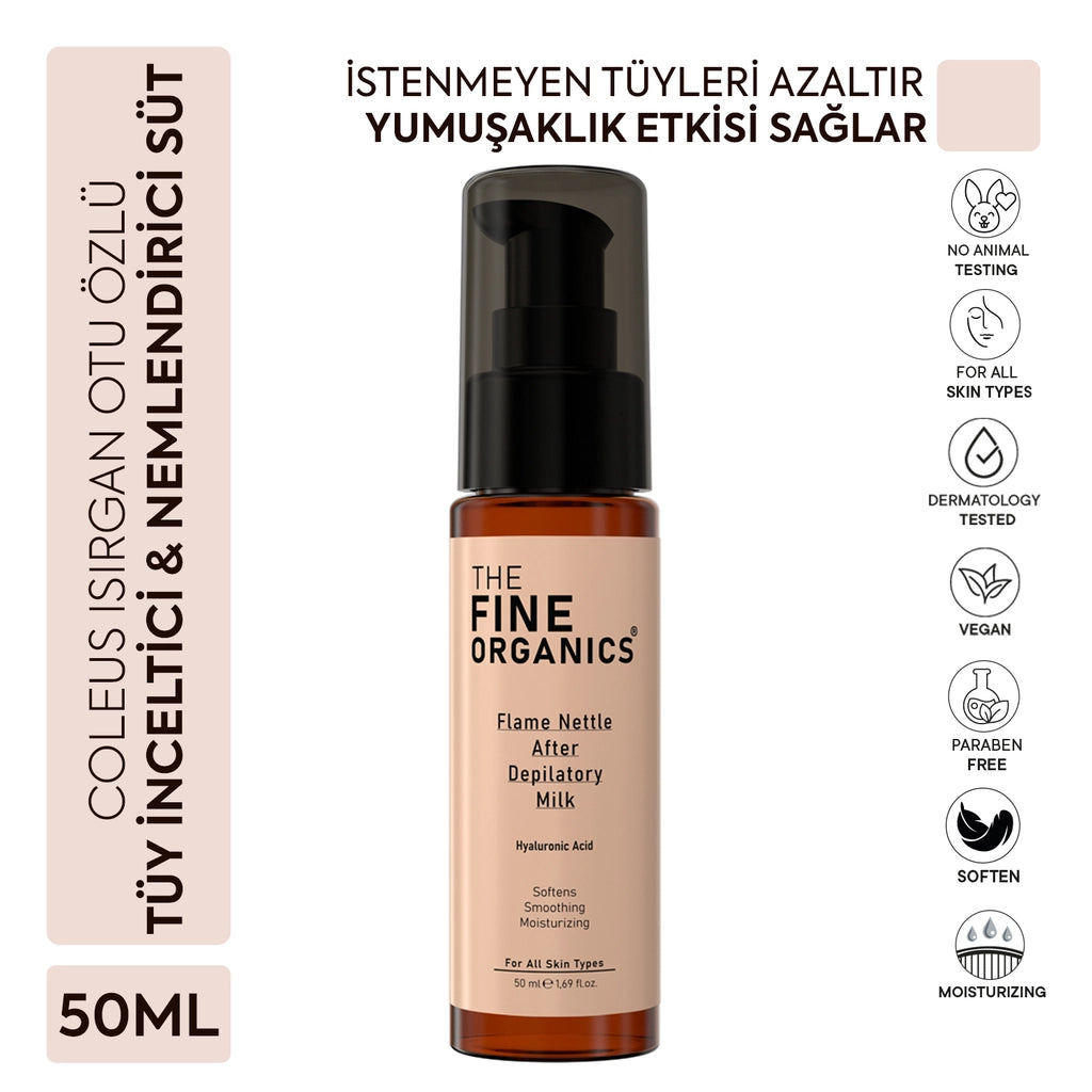 The Fine Organics Nettle Extract Hair Thinning and Moisturizing Body Care Milk 50 ml