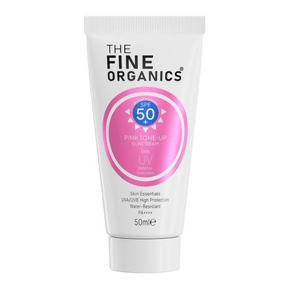 The Fine Organics SPF+50 Tone Equalizing High Protection Pink Sunscreen 50 ml