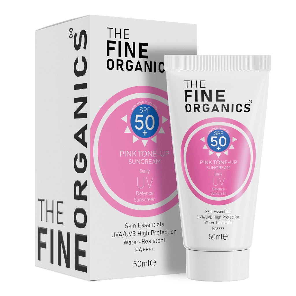 The Fine Organics SPF+50 Tone Equalizing High Protection Pink Sunscreen 50 ml