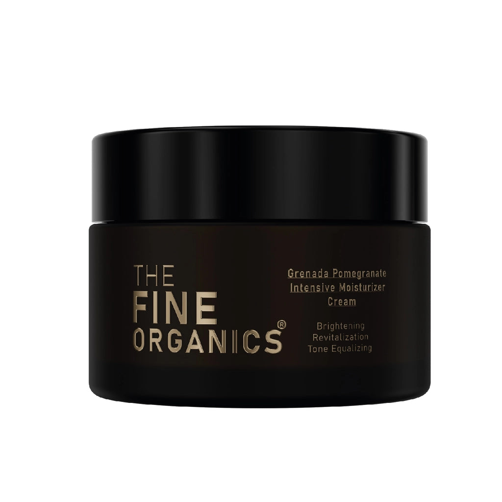 The Fine Organics Intensive Moisturizing, Brightening, Tone Equalizing Water Based Face Cream with Grenada Pomegranate Extract 50 ml