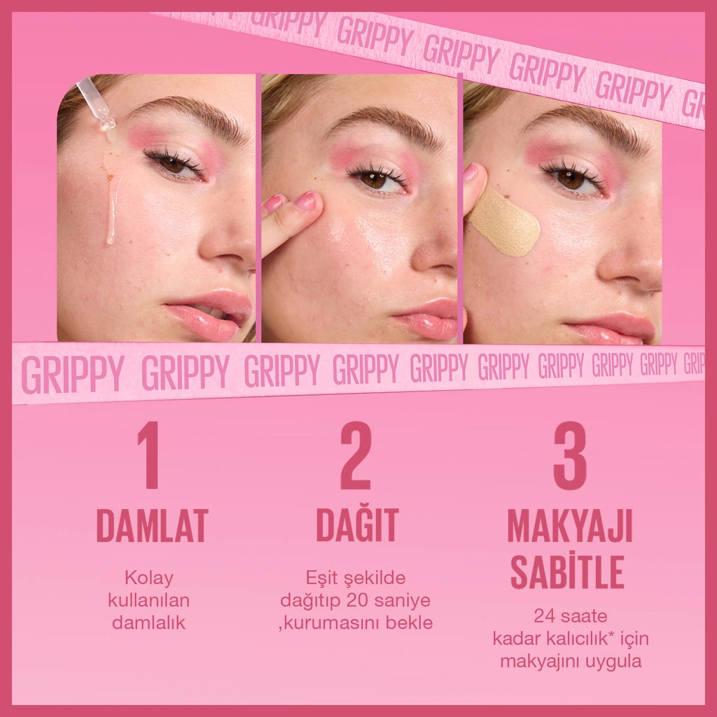Maybelline New York Grippy Skin Setting Serum Makeup Base