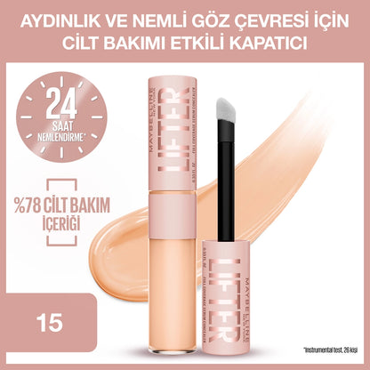 Maybelline New York Lifter Moisturizing and Brightening Concealer with Caffeine and Peptides 05