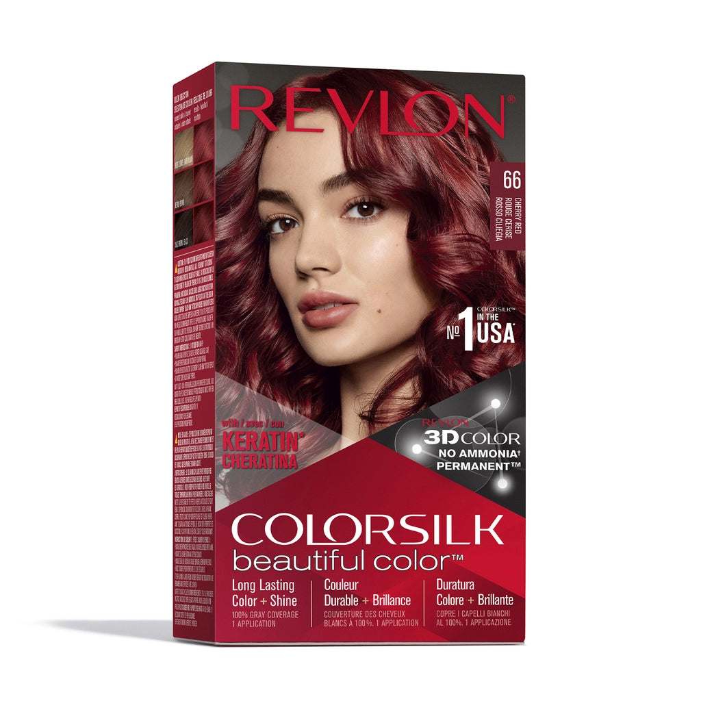 Revlon ColorSilk Beautiful Color Hair Dye 34 Velvet Burgundy