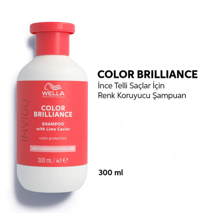 Wella Professionals Invigo Brilliance Color Protecting Shampoo for Fine Hair 300 ml