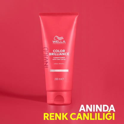 Wella Professionals Invigo Brilliance Color Protective Hair Care Cream for Fine Hair 200 ml