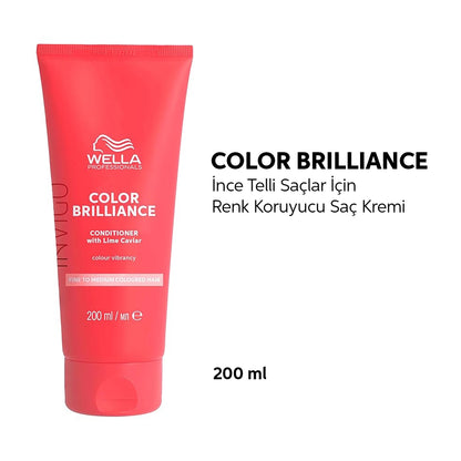 Wella Professionals Invigo Brilliance Color Protective Hair Care Cream for Fine Hair 200 ml