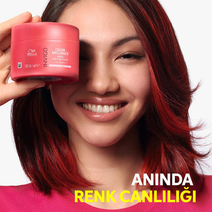 Wella Professionals Invigo Brilliance Color Protective Hair Mask for Fine Hair 150 ml