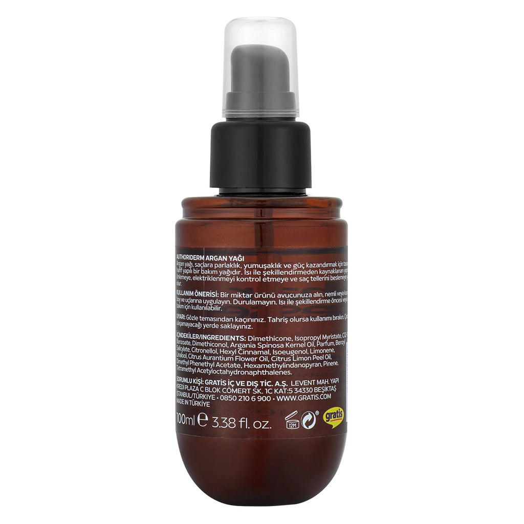 Authoriderm Argan Hair Care Oil 100 ml