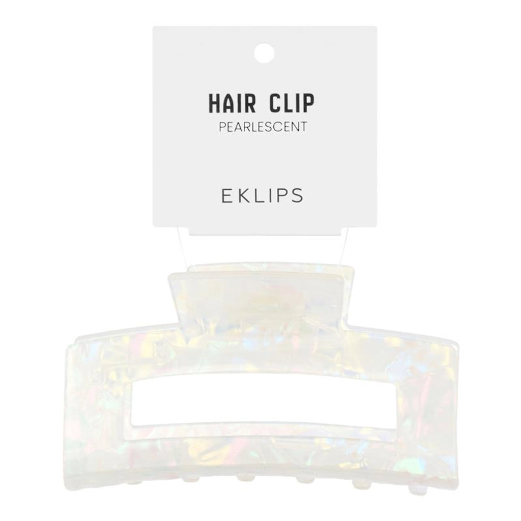 Eklips Premium Rectangular Mother-of-Pearl White Latch Buckle