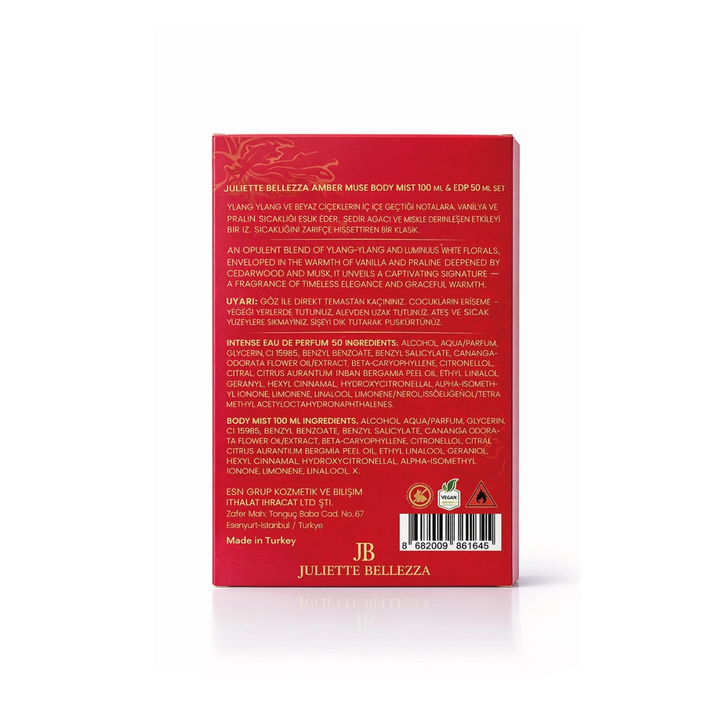 Juliette Bellezza Amber Muse Sensual Duo Body Spray 100 ml + EDP Women&