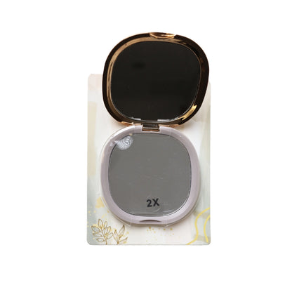 Nascita Portable Bag Mirror Gray 9 cm