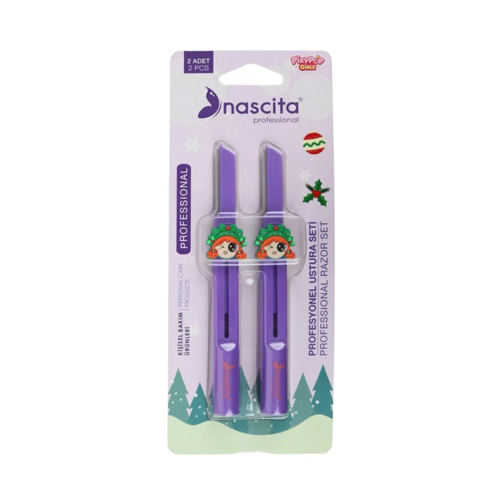 Nascita Pixy Pop Girls Eyebrow Razor Set Green