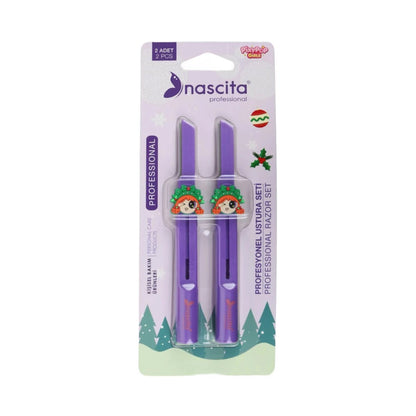 Nascita Pixy Pop Girls Eyebrow Razor Set Green