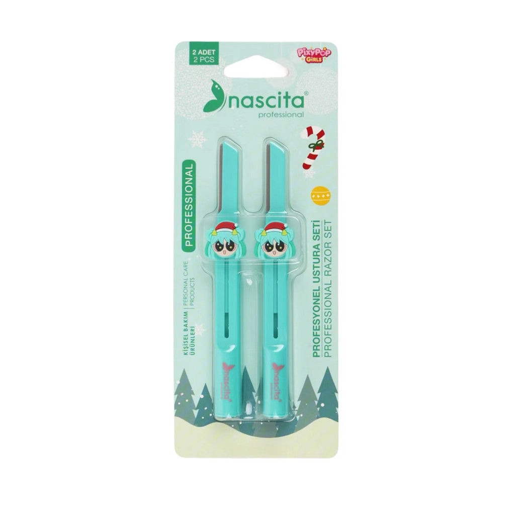 Nascita Pixy Pop Girls Eyebrow Razor Set Green
