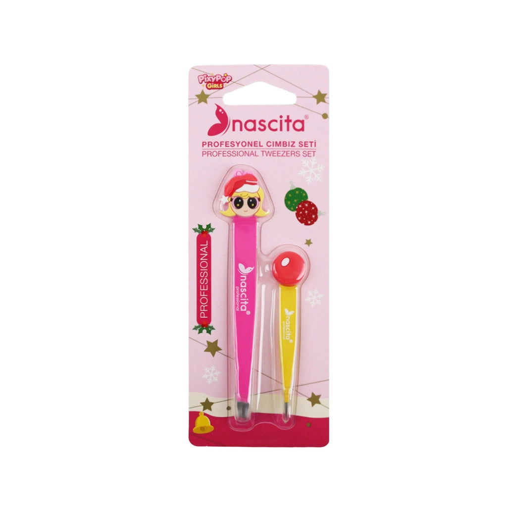 Nascita Pixy Pop Girls Tweezers Set Pink