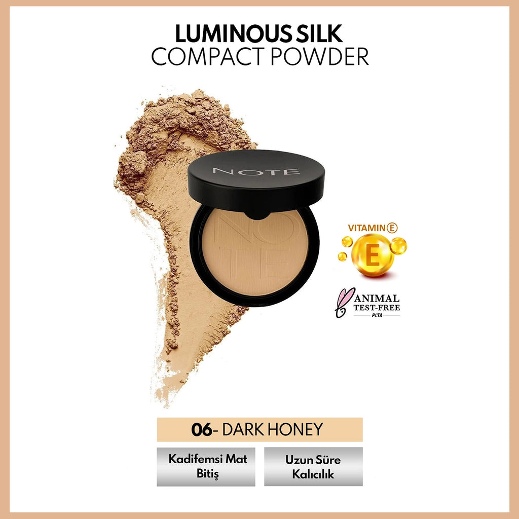 Note Luminous Silk Compact Powder Powder 04 Sand
