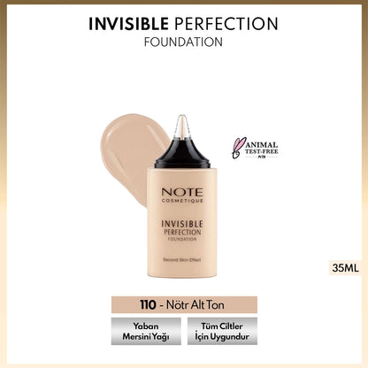 Note Invisible Perfection Foundation 120 Pink Undertone