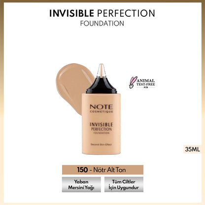Note Invisible Perfection Foundation 120 Pink Undertone