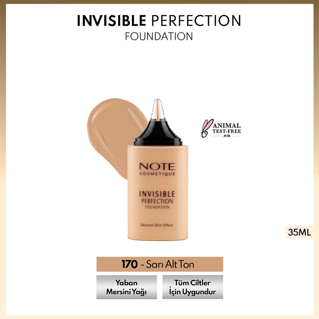 Note Invisible Perfection Foundation 120 Pink Undertone