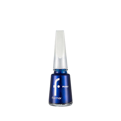 Flormar Pearly Intensely Pigmented and Pearl Reflection Nail Polish 433 Deep Blue