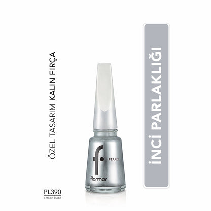 Flormar Pearly Intense Pigmented and Pearl Reflection Nail Polish 451 Rich Life