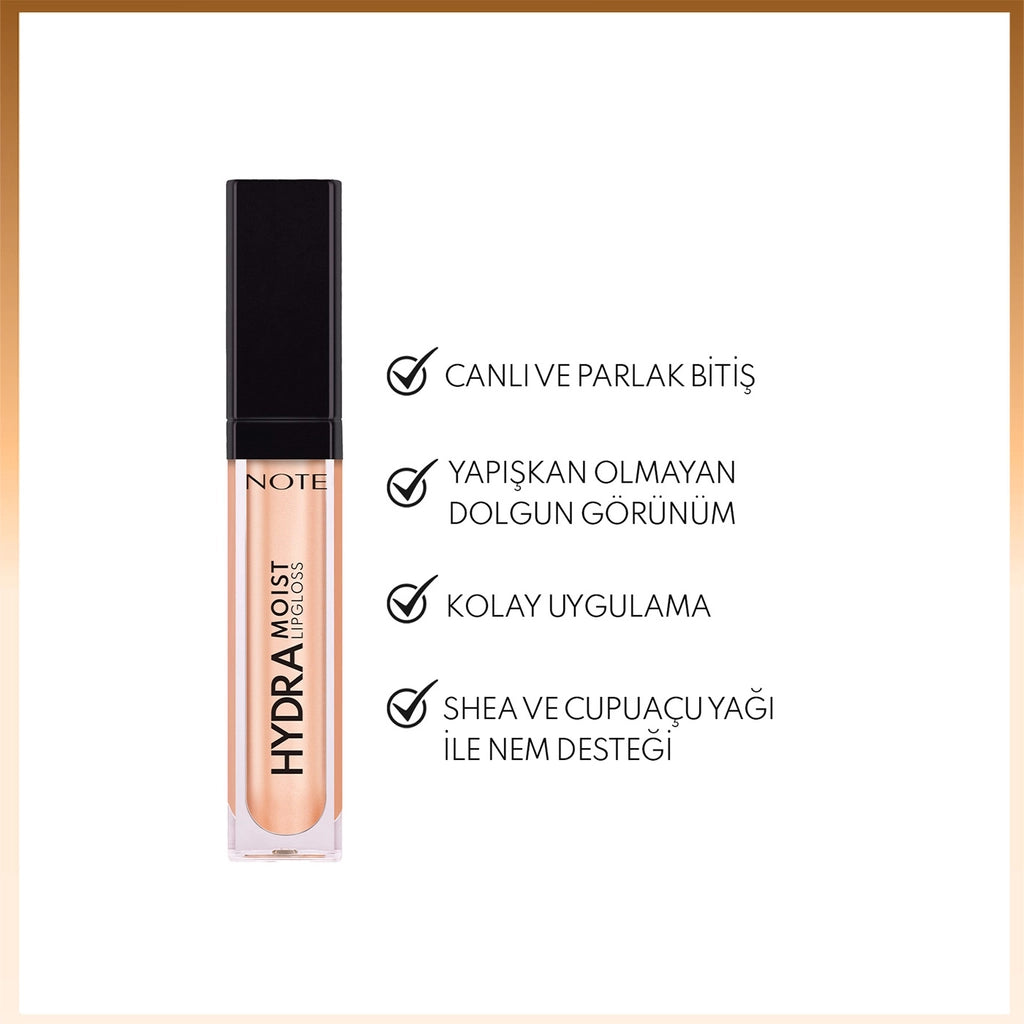 Note Hydramoist Lipgloss 12 Magic Touch
