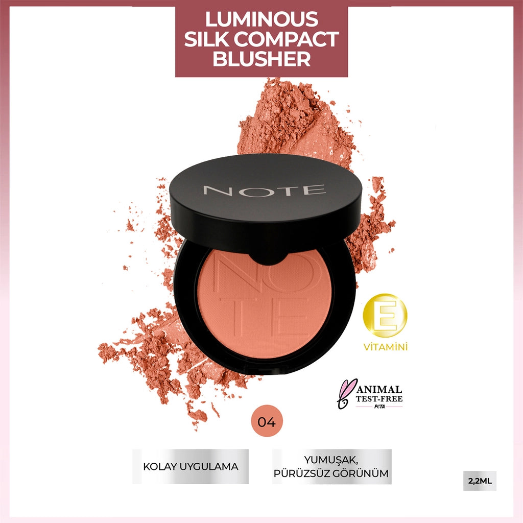 Note Luminous Silk Compact Blusher Blush 11 Sunset